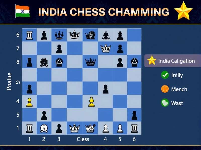 India Chess Champion Game Interface